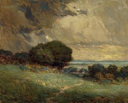 Granville Redmond Stormy Day 1912 San Mateo