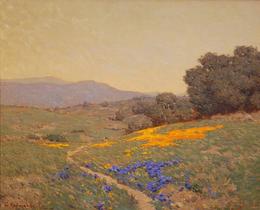 Granville Redmond Poppies Lupine San Mateo